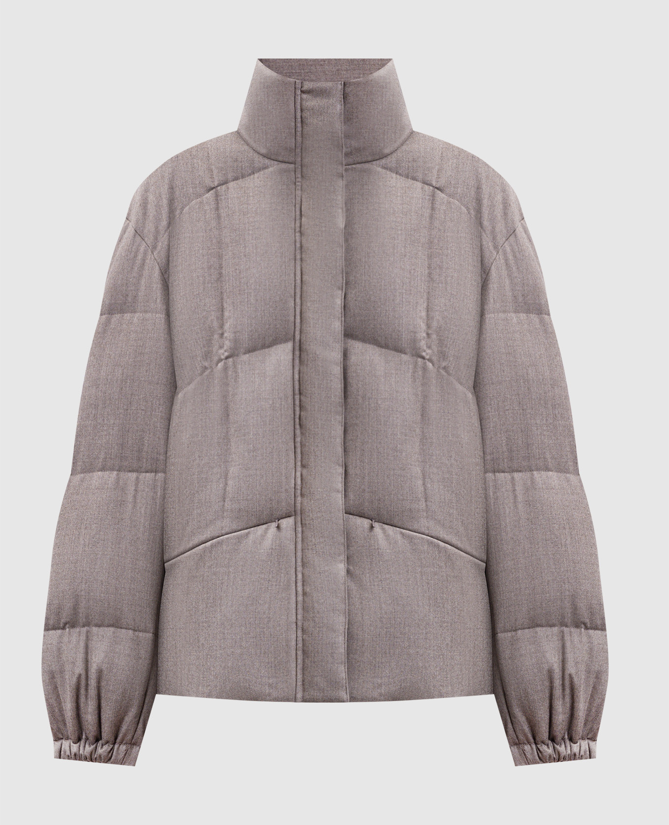 

Alba brown wool and cashmere jacket Simonetta Ravizza