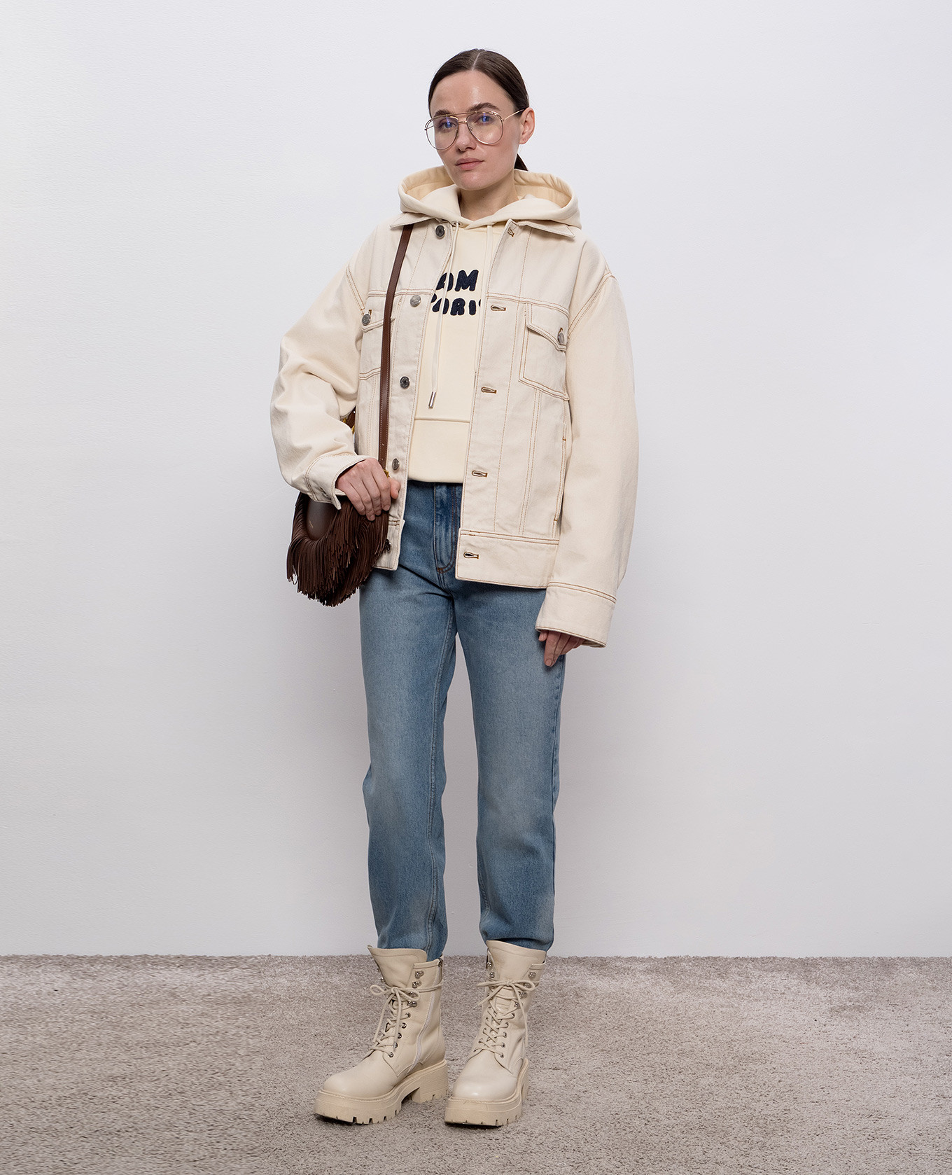 

Blue jeans with Ami Paris, Light blue