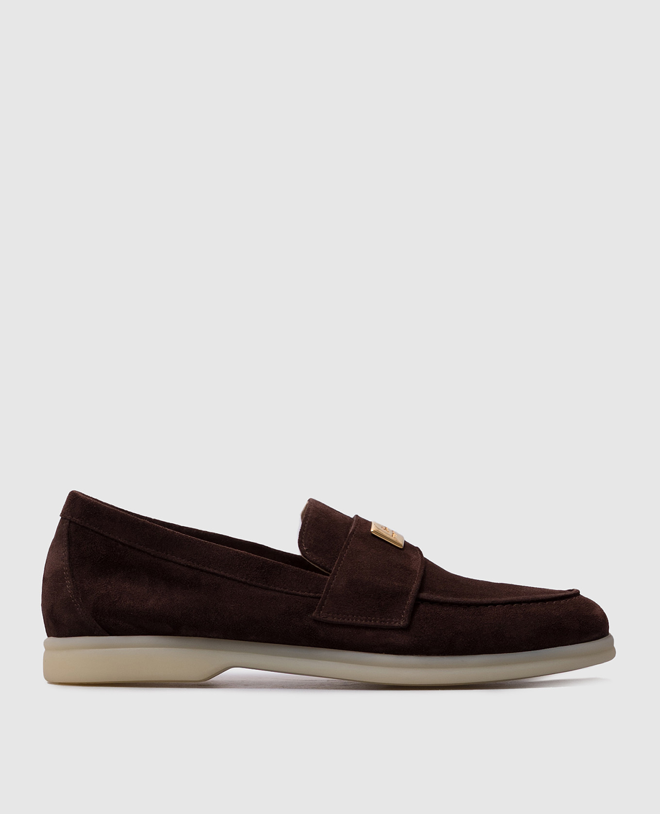 

Brown suede loafers Babe Pay Pls