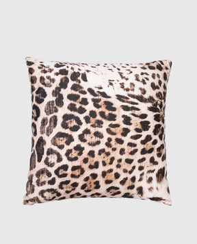 Roberto Cavalli Decorative pillow in animalistic and floral prints H0100000026С108