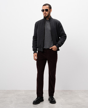 Agnona Gray two-way cashmere jacket KH06U581K1207