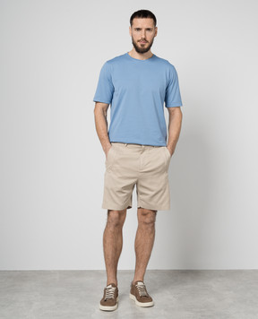 Cashmere&Whiskey Blue T-shirt TS645B2360714D