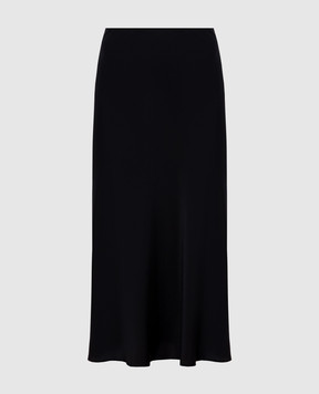 Allude Black silk skirt 25584005