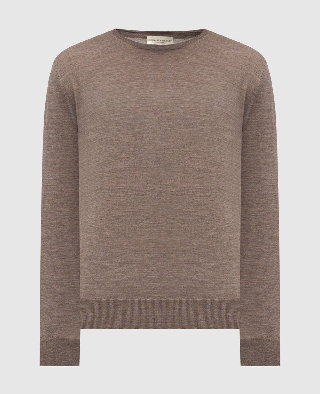 Brown merino wool jumper