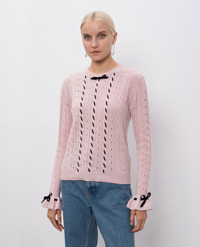 Valentino Pink wool jumper 7B3KC66Z9K9