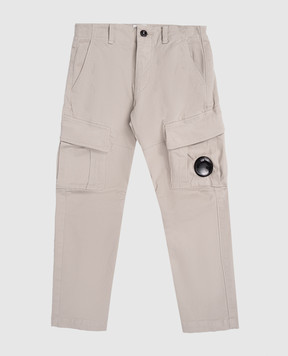 C.P. Company Children's gray cargo pants COP004LRC0648