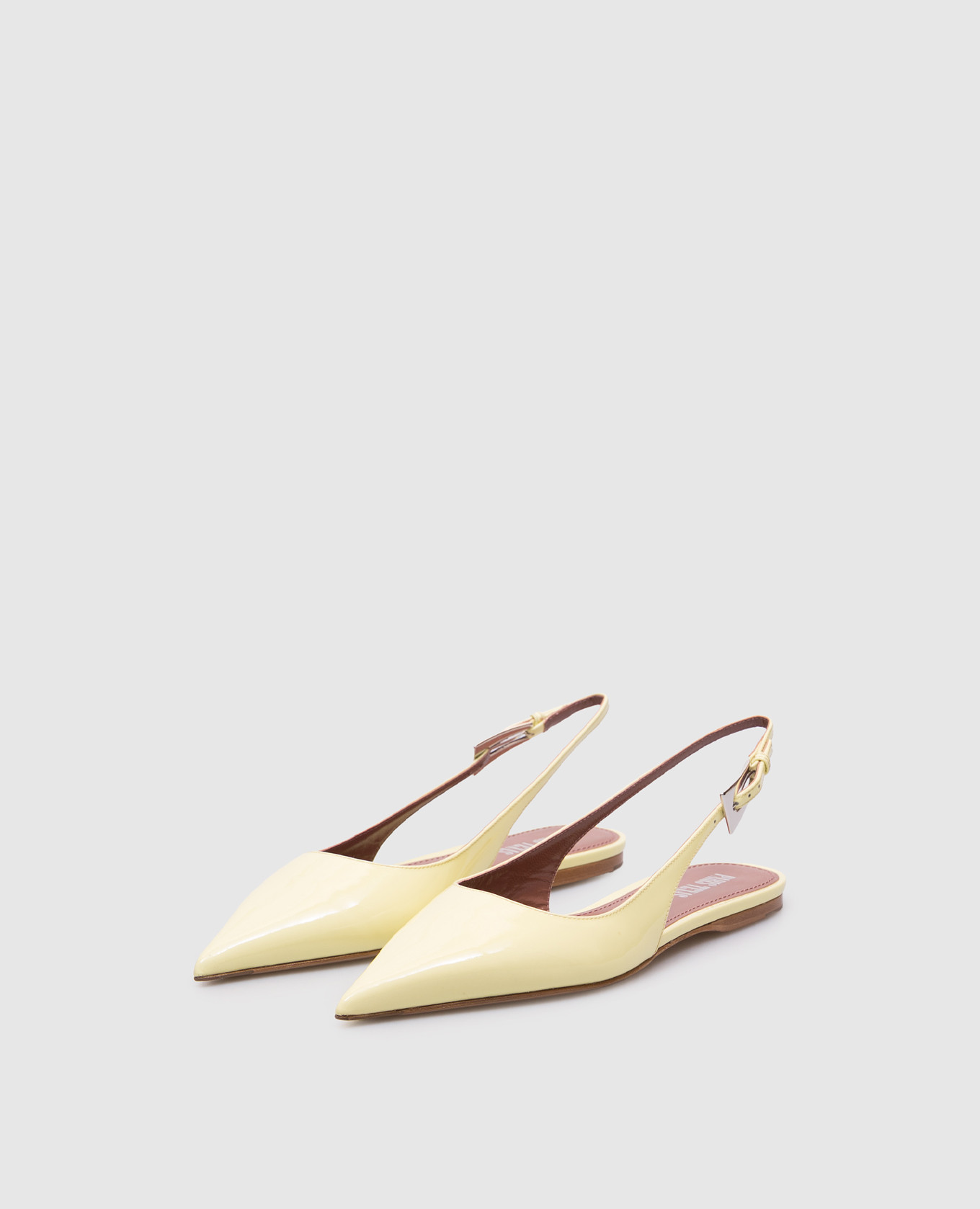 Jessica yellow patent leather slingbacks Paris Texas 2