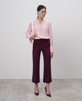 Victoria Beckham Purple flared pants TRCRP2508