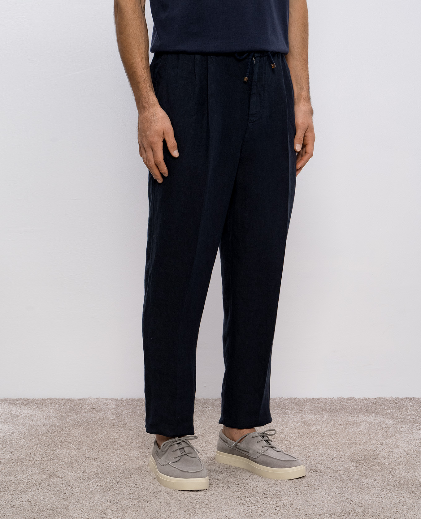

Blue linen pants Brunello Cucinelli