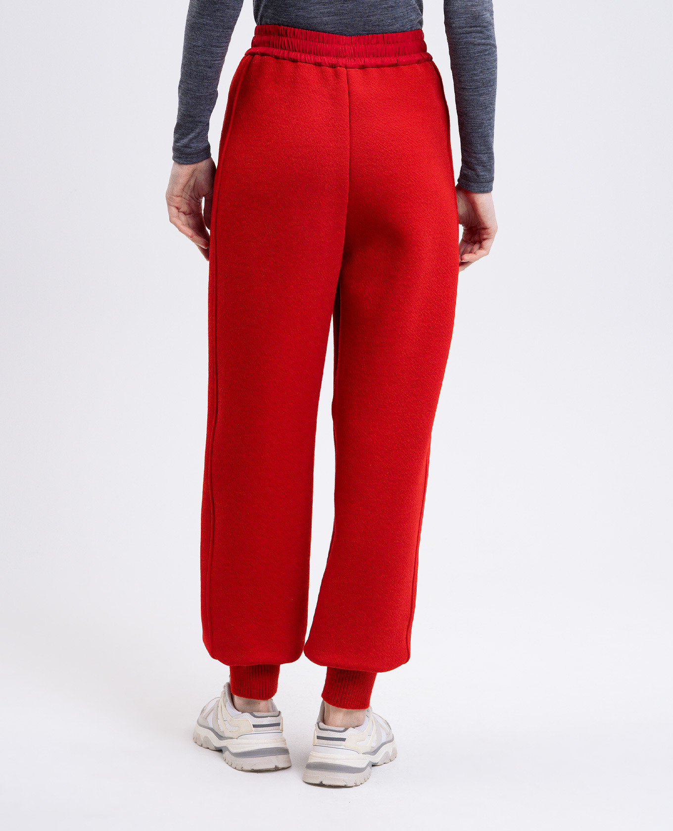 

Red wool joggers Jil Sander
