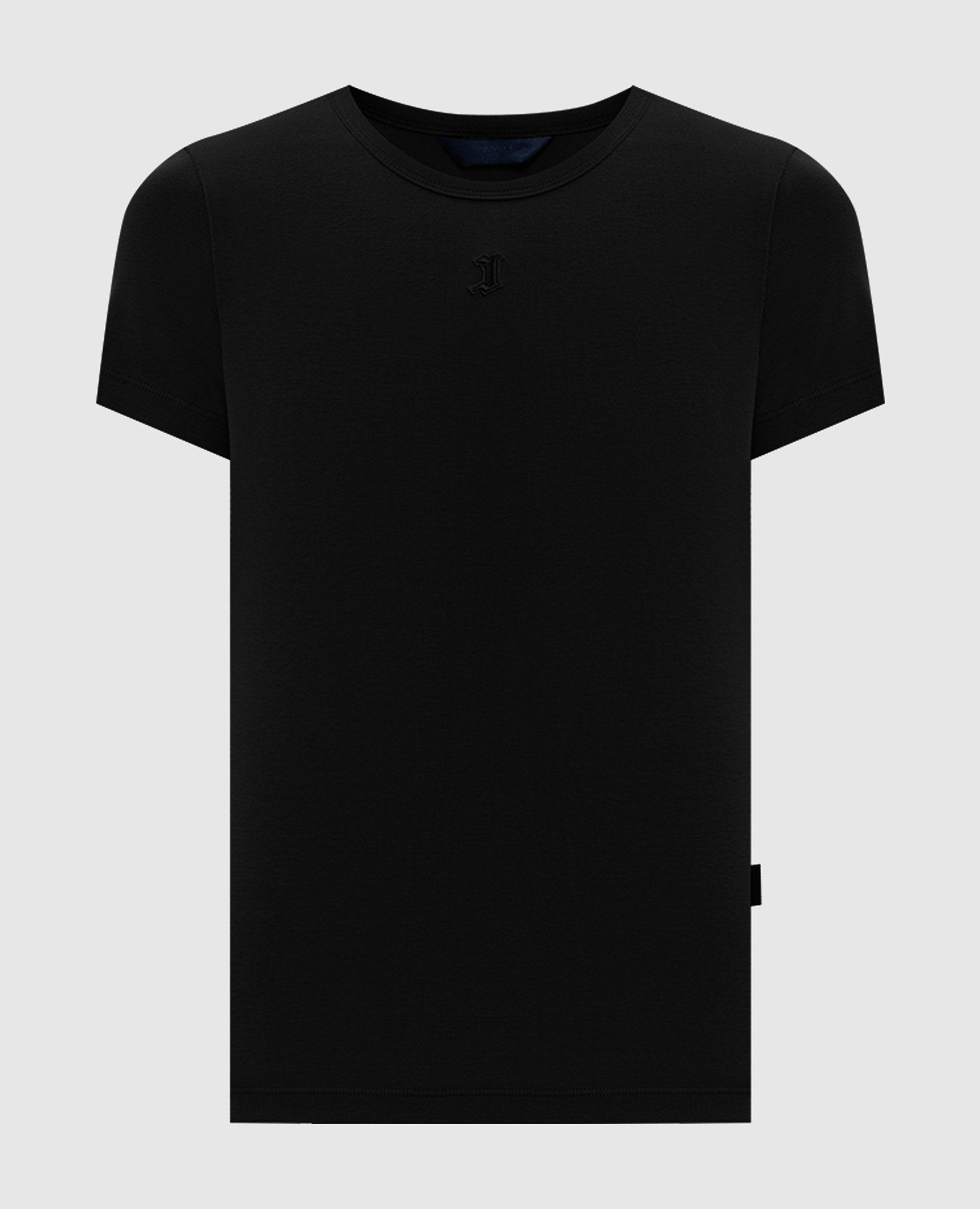 Black T-shirt with monogram patch Juun.j