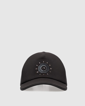 Stefano Ricci Black cap with textured logo MCV53NV15FPL001H