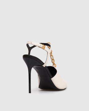Balmain Beige leather Sync sandals FN1UH154LVIT