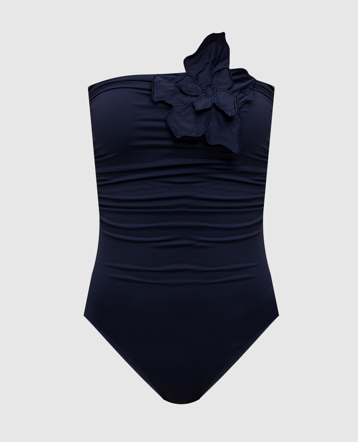 

Blue swimsuit with drapery Twinset