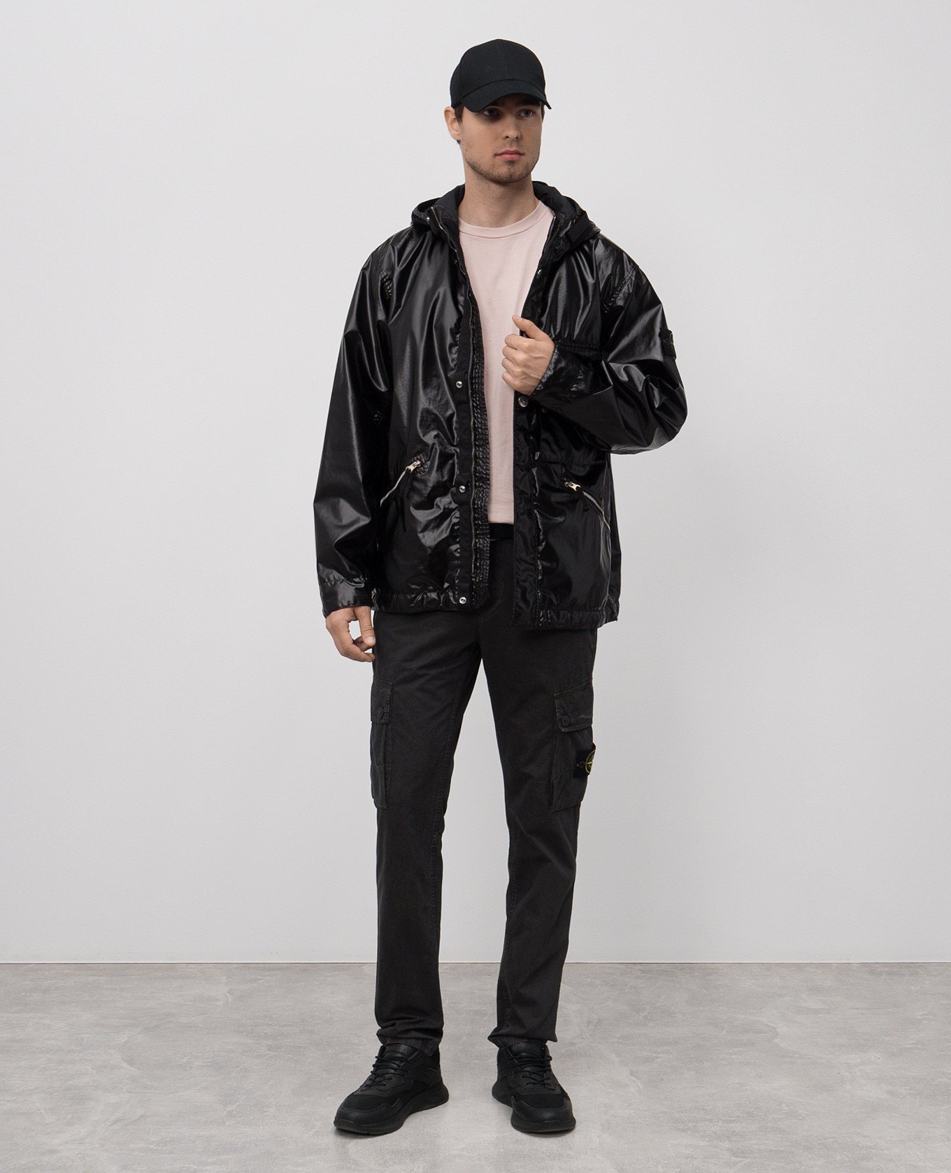 

Gray cargo with logo patch Stone Island, Grey