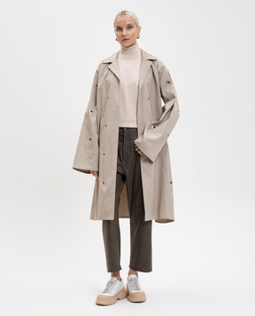 Sofie D`Hoore Beige Maffei wool golf MAFFEIYMER