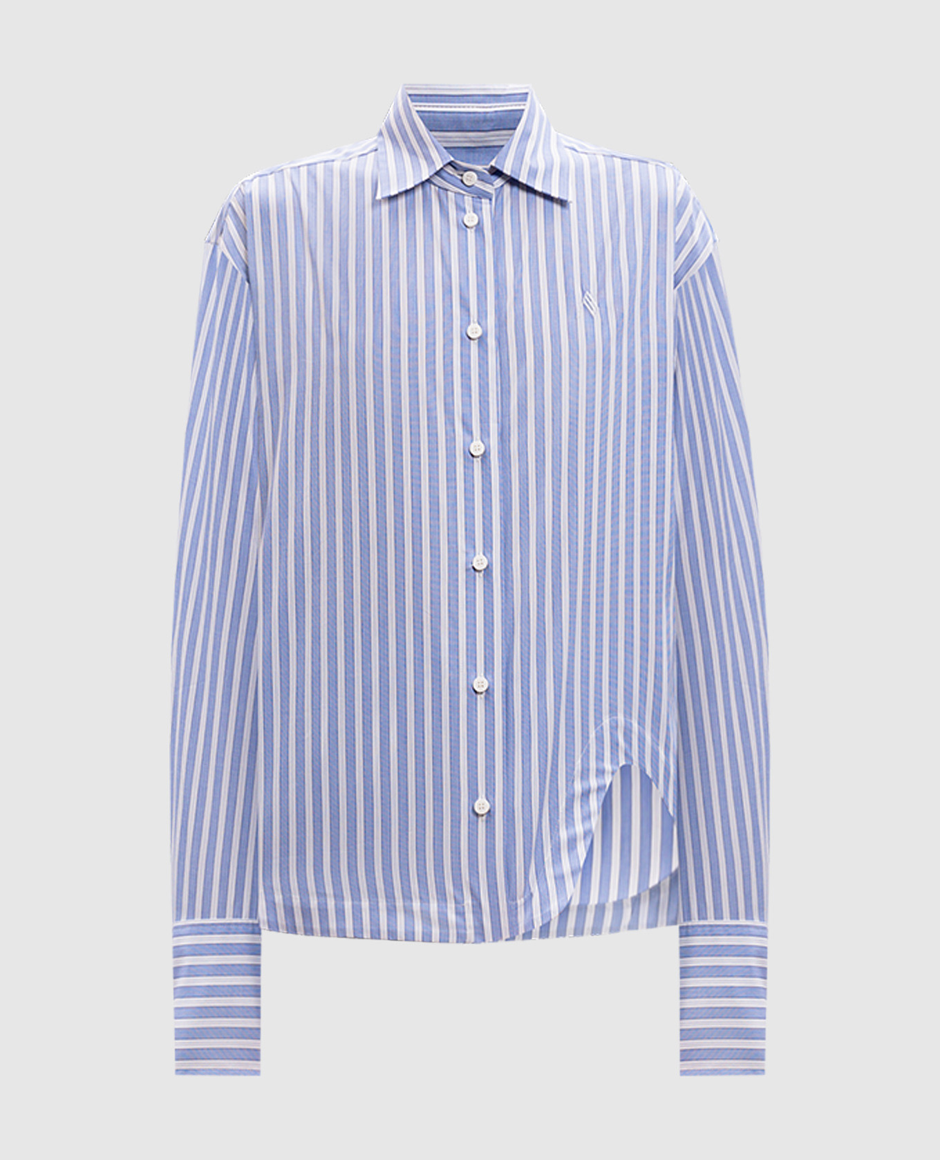 

Eliza blue striped shirt The Attico, Light blue