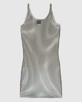 Santa Brands Gray SYDNEY mini dress with crystals SYDNEYMINIDRESS
