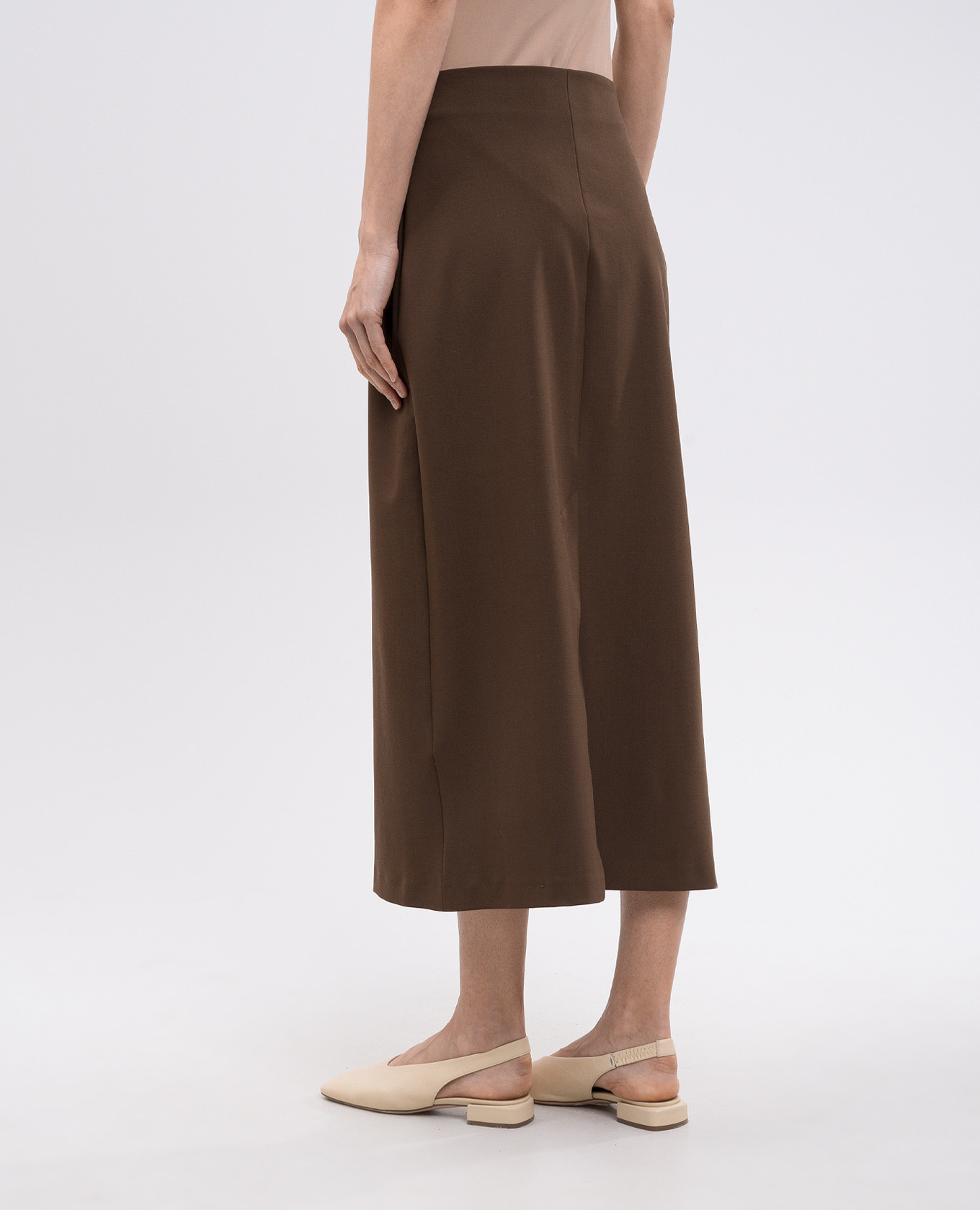 

Brown SAMOS wool skirt Lou Lou Studio