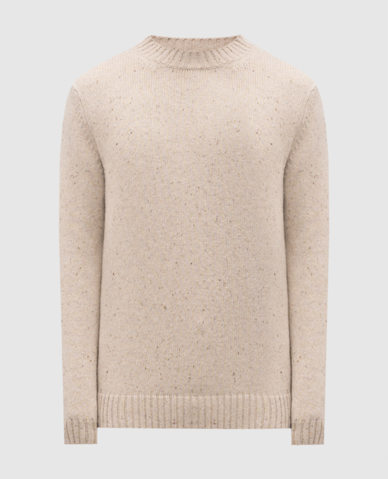 Beige wool sweater Daniele Fiesoli