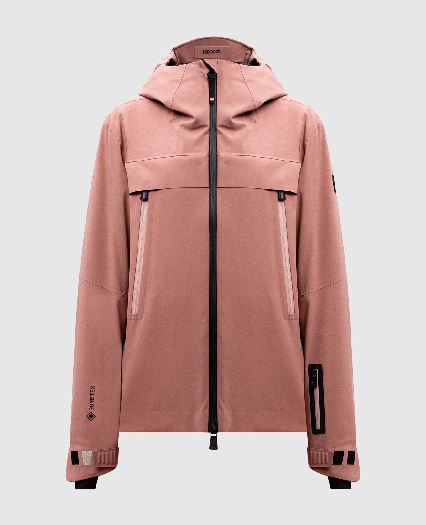 Chanavey pink down ski jacket moncler grenoble