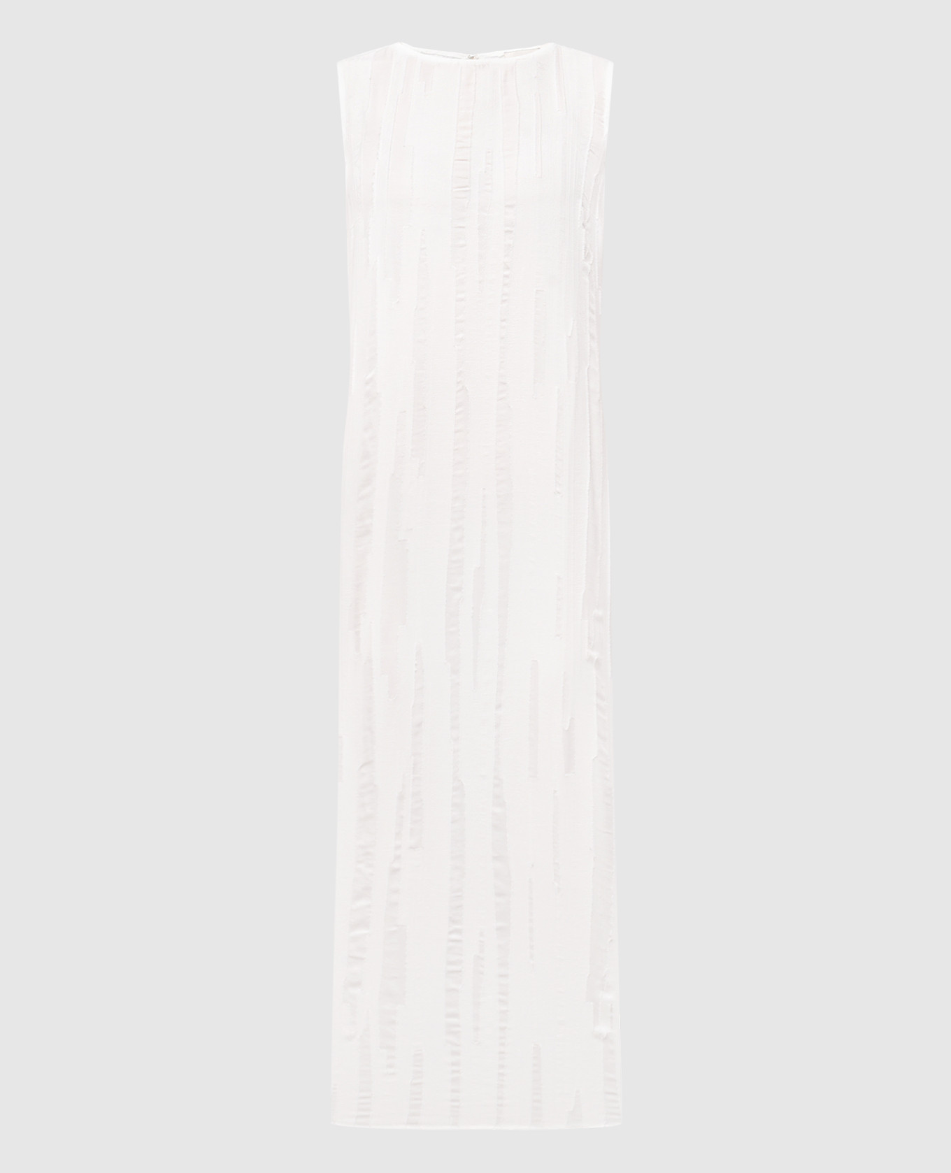 White MINGA dress with silk Lou Lou Studio