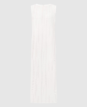 Lou Lou Studio White MINGA dress with silk MINGA