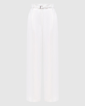 PROENZA SCHOULER Jules white linen pants R2526004BY333