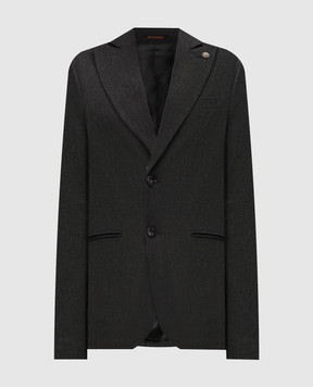 Officina 36 Gray jacket 116809073