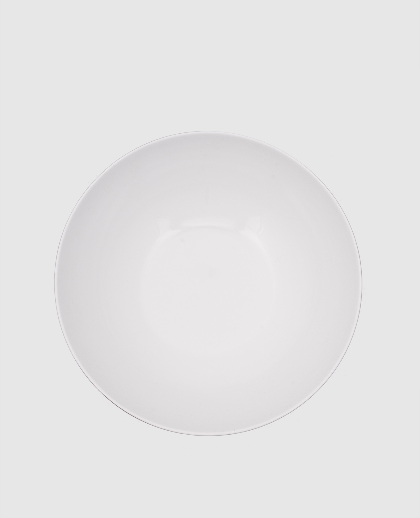

White porcelain dish Piatto Fondo with a pattern Stefano Ricci