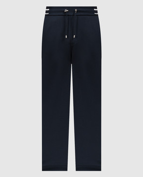 Balmain Blue sports pants CH0PQ032JG70