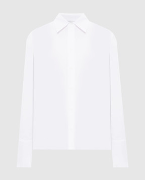 Peserico White shirt with a monil chain A0665008928