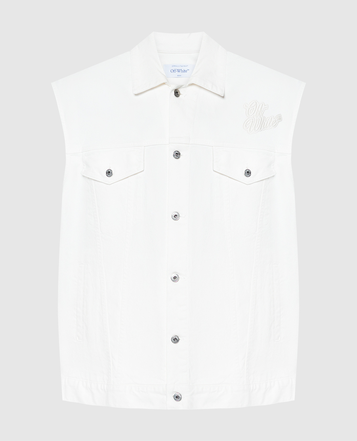 

White vest with logo patch Off-White