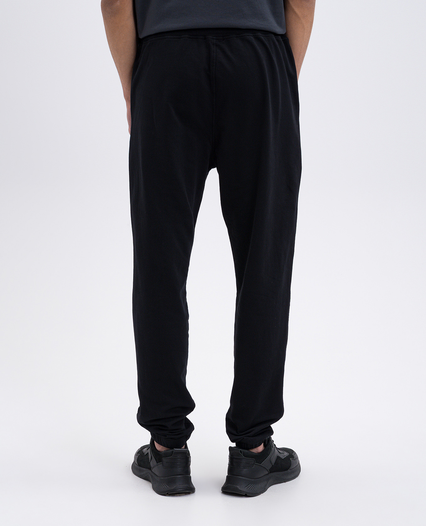 

Black joggers with logo patch C.P. Company