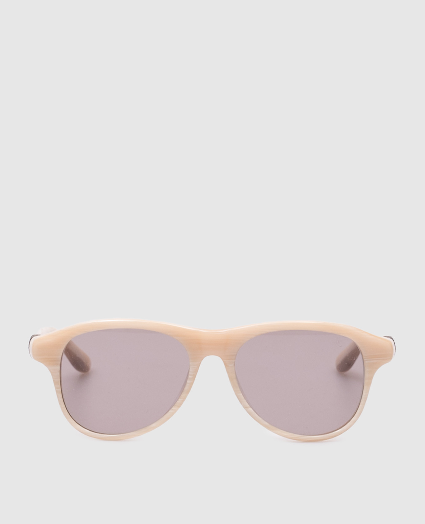 

Beige sunglasses with a monil chain Brunello Cucinelli
