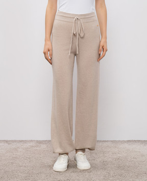 Enrico Mandelli Beige cashmere sweatpants 2KD16A5519