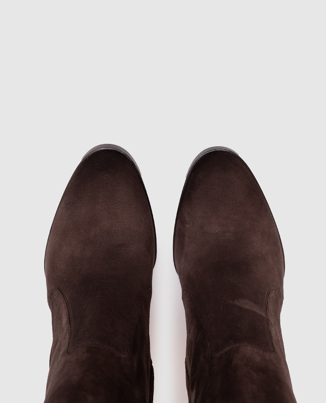 

Brown suede boots Santoni