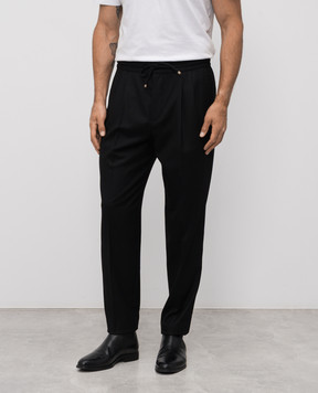 Brunello Cucinelli Black wool pants ME226E1710