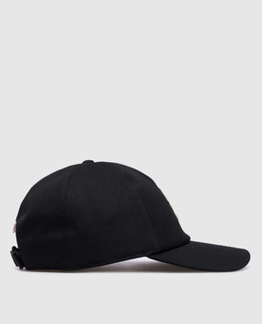 Moncler Grenoble Black cap with logo patch J20983B0000204863