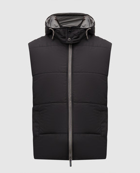 CAPOBIANCO Black vest 19M143NY00