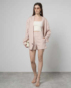 Philosophy di Lorenzo Serafini Pink shorts with linen A03112126