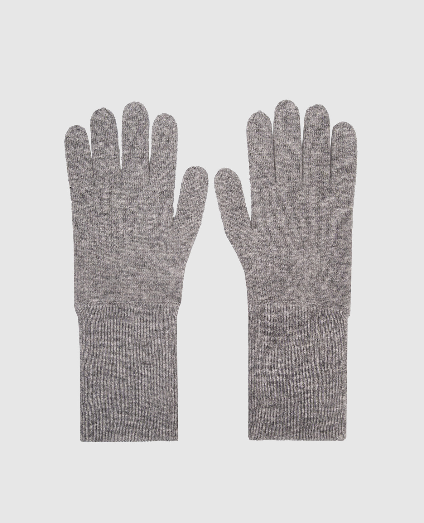 

Gray cashmere gloves Allude, Grey