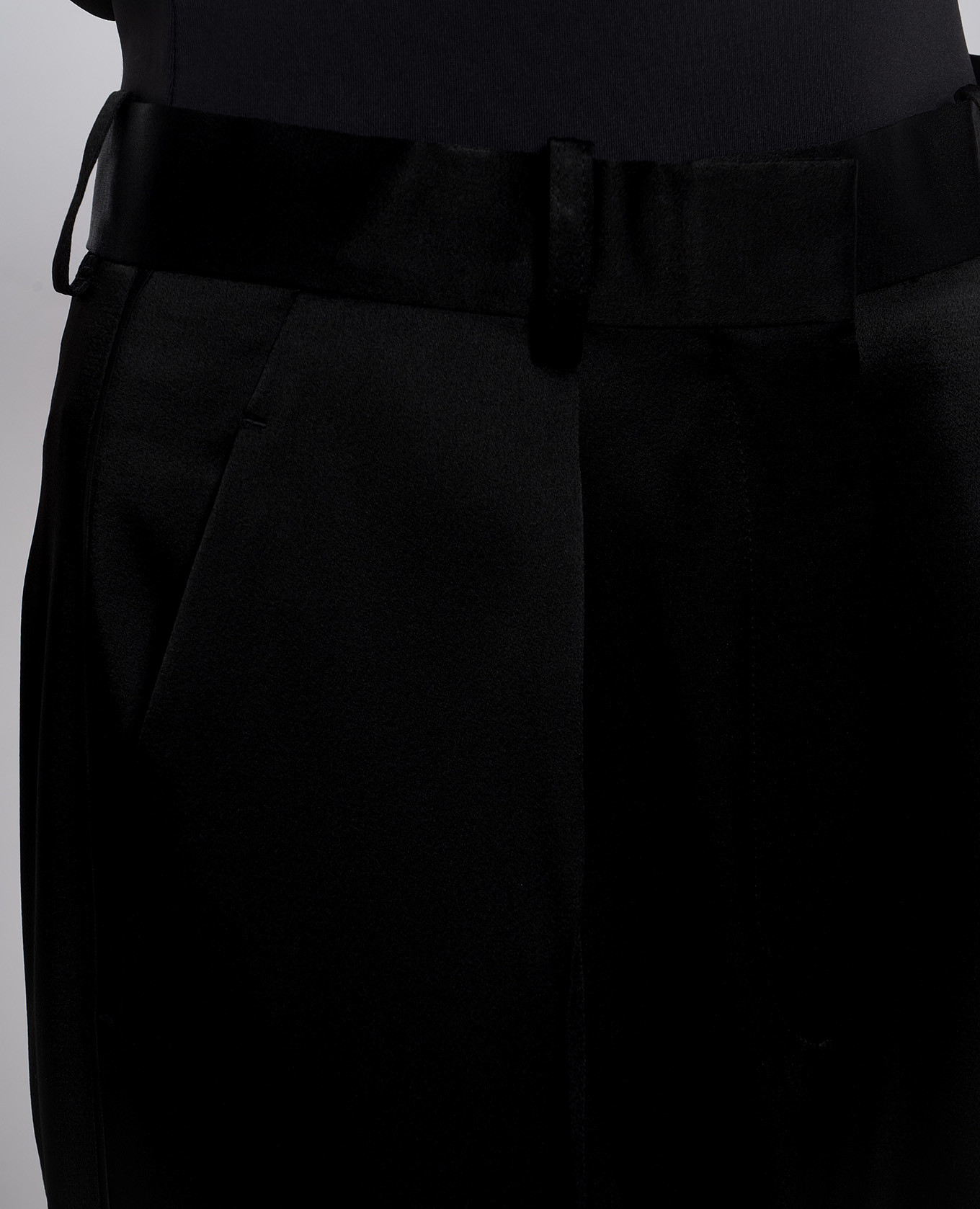 Black high-rise pants Victoria Beckham 5