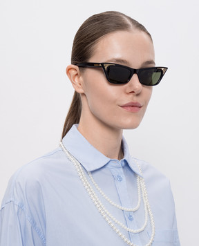 Valentino Black sunglasses with logo VLS175A51