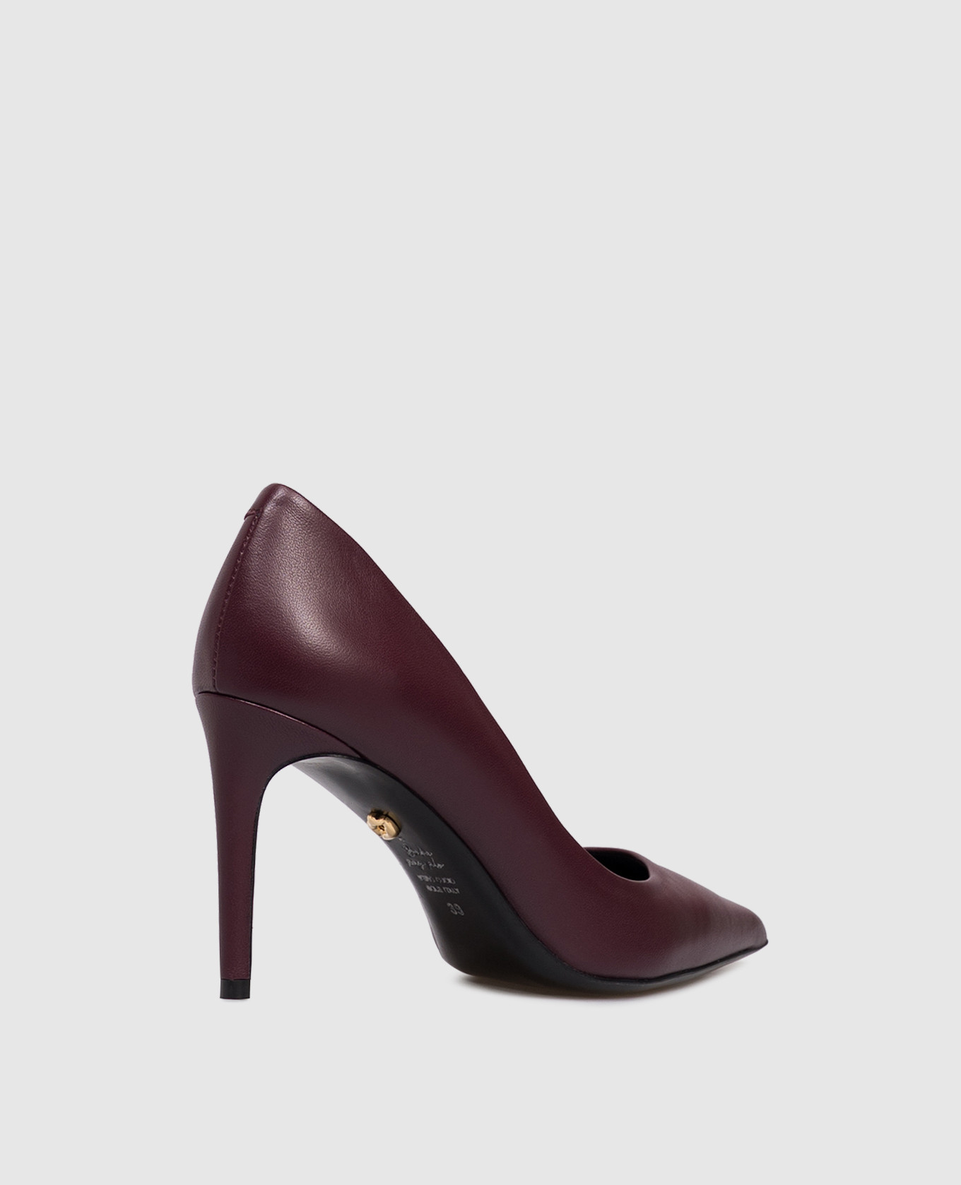 

Burgundy leather shoes Babe Pay Pls