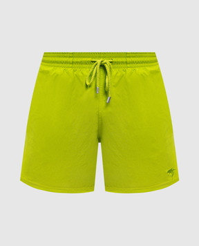 Vilebrequin Requins green swim shorts MOOCD109