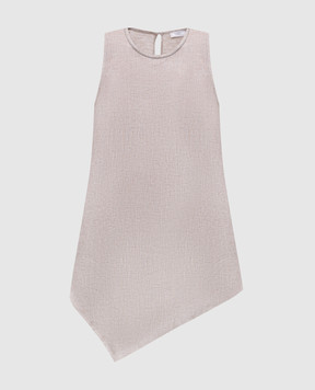 Peserico Beige linen top S0802002600