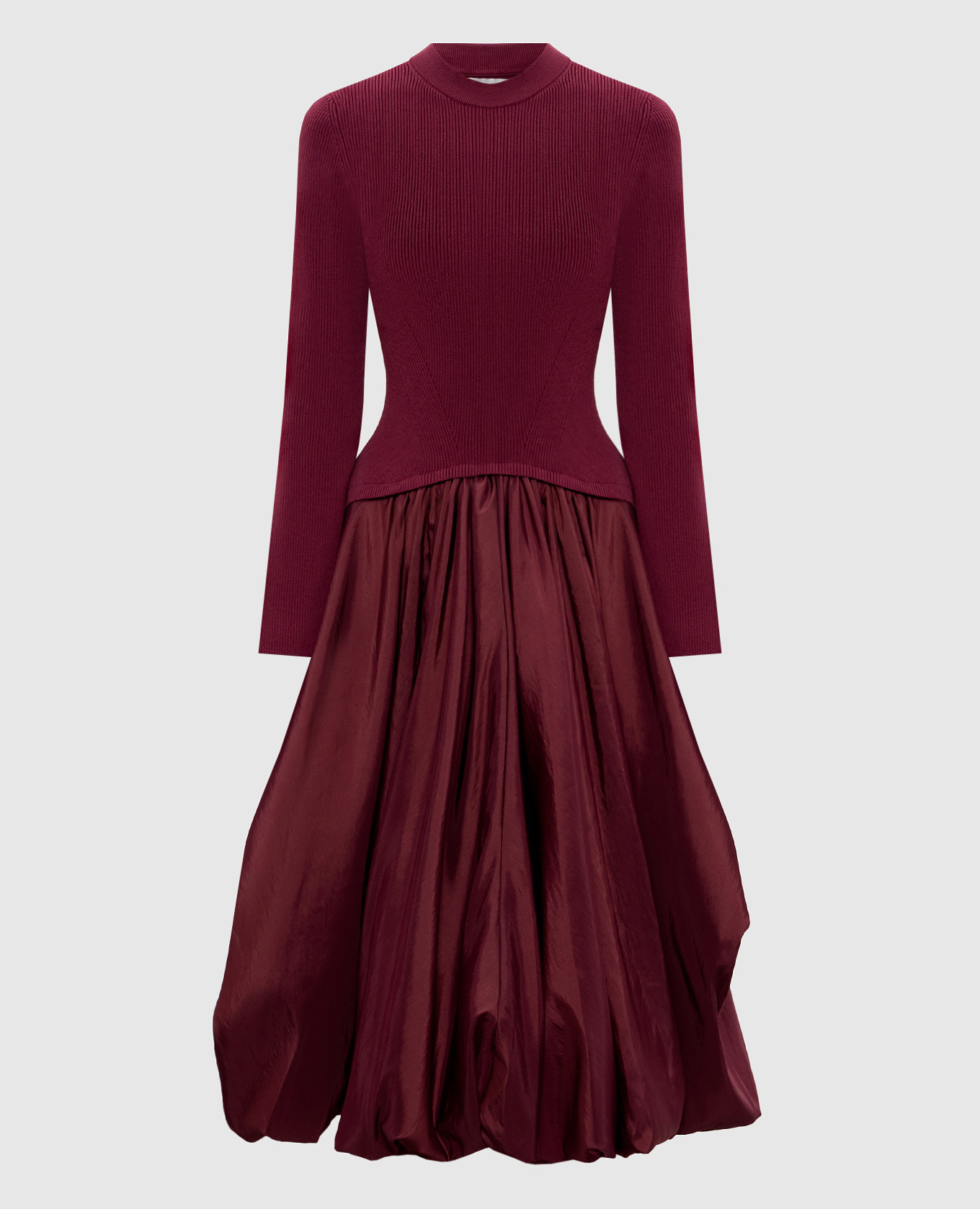 Kenlie burgundy midi dress Simkhai