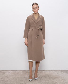 Max Mara Beige ESTURIA wool coat ESTURIA