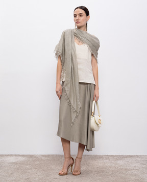 Peserico Beige linen top S0801802600